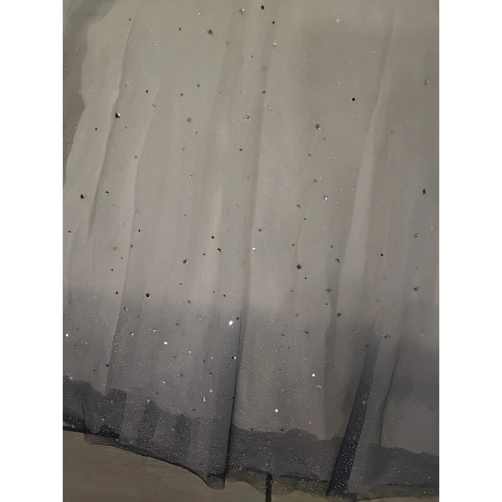 Frozen White Ombre‎ Sparkle Costume Dress Girls Kids Size 10-12